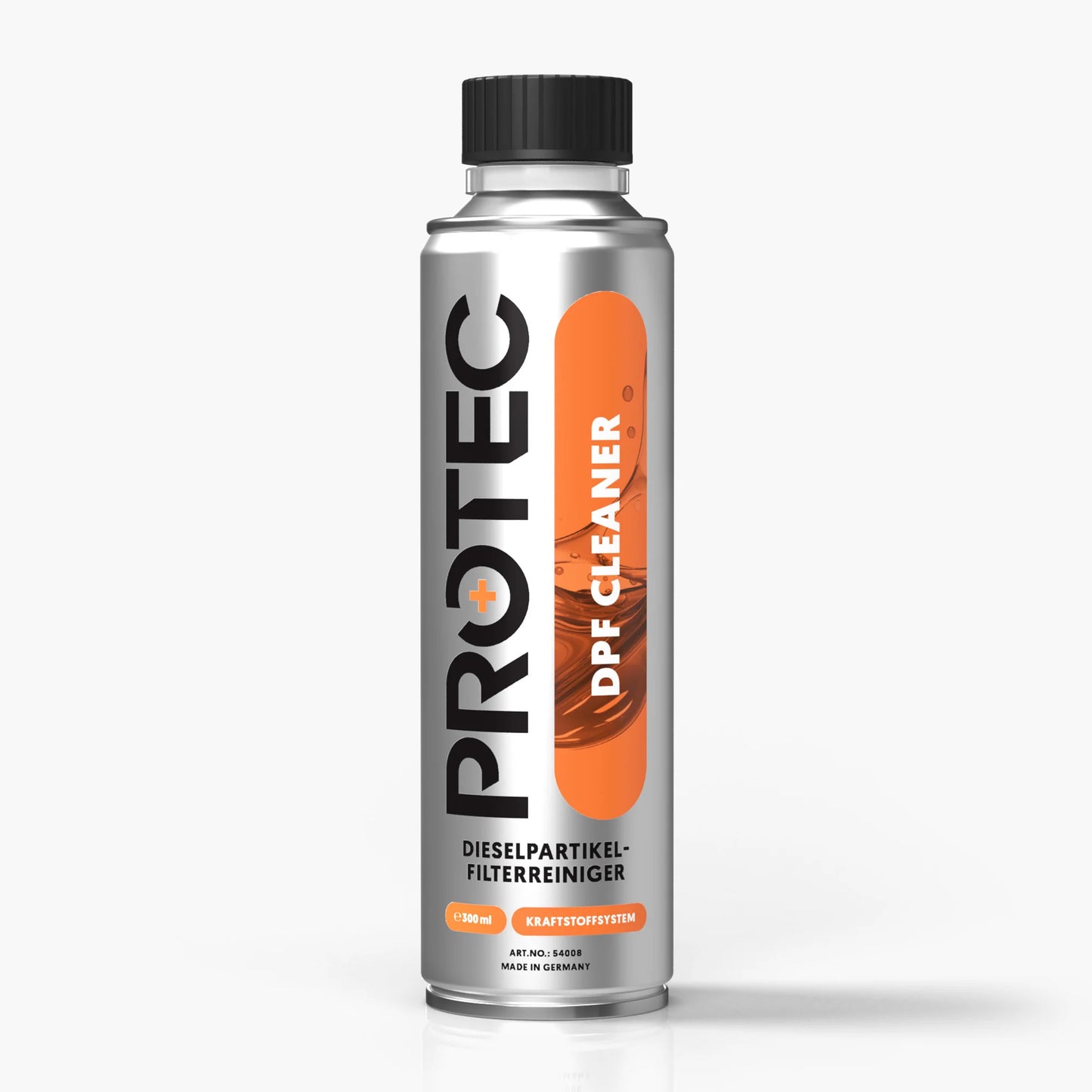 300 ml Dose PROTEC+ DPF Cleaner stehend auf grauem Hintergrund