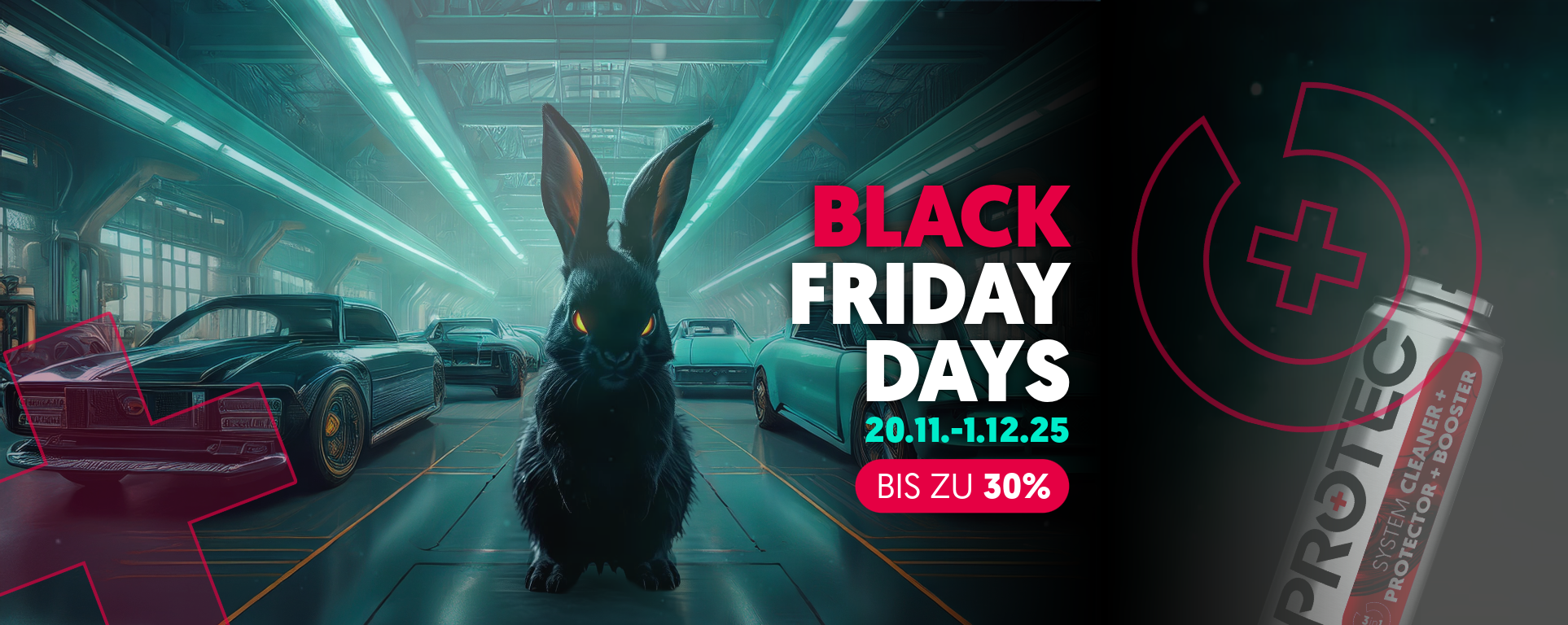 Black Friday Days bis zu 30 Prozent Rabatt, 20.11. bis 1.12.2025