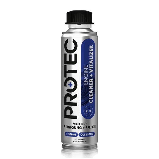 PROTEC+ Motorinnenreinigung und Pflege 300ml Ölpflege 2in1 Engine Cleaner Vitalizer